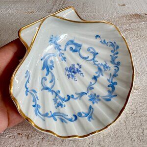 Vintage Limoges France Saks Fifth Avenue Shell Bowl
